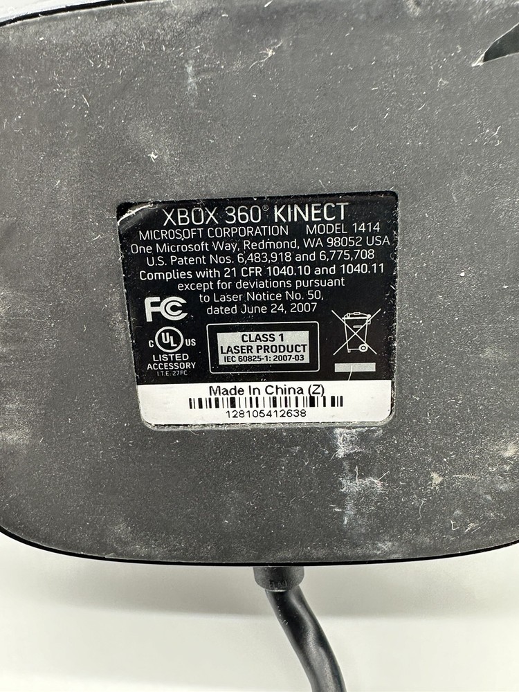 "Microsoft Xbox 360 Kinect Sensor Model 1414 - Motion Tracking, Voice Control.