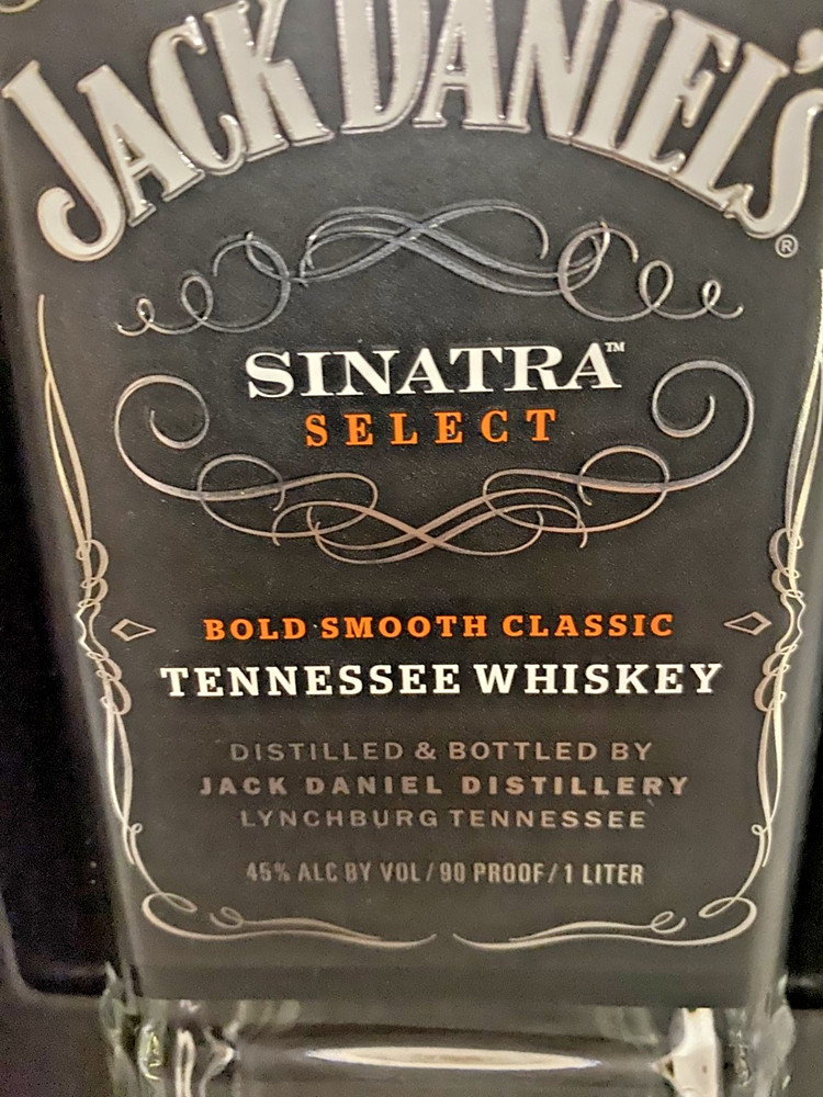 Jack Daniel’s Sinatra Select EMPTY Bottle w/ Original Box & Booklet – Display
