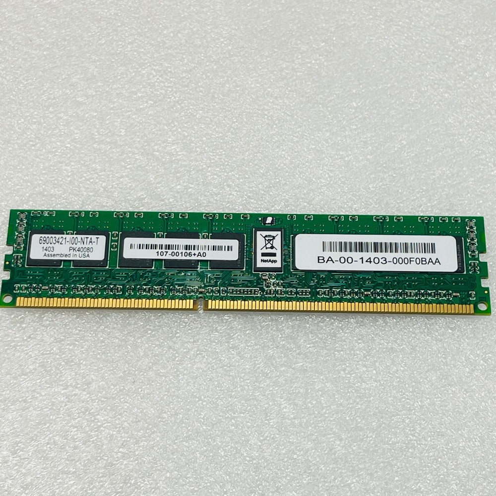 107-00106+A0 Netapp 8GB PC3 10600R Memory Module