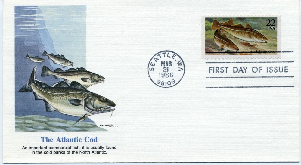 FLEETWOOD FDC 2205-09 5 Covers Fish AC984