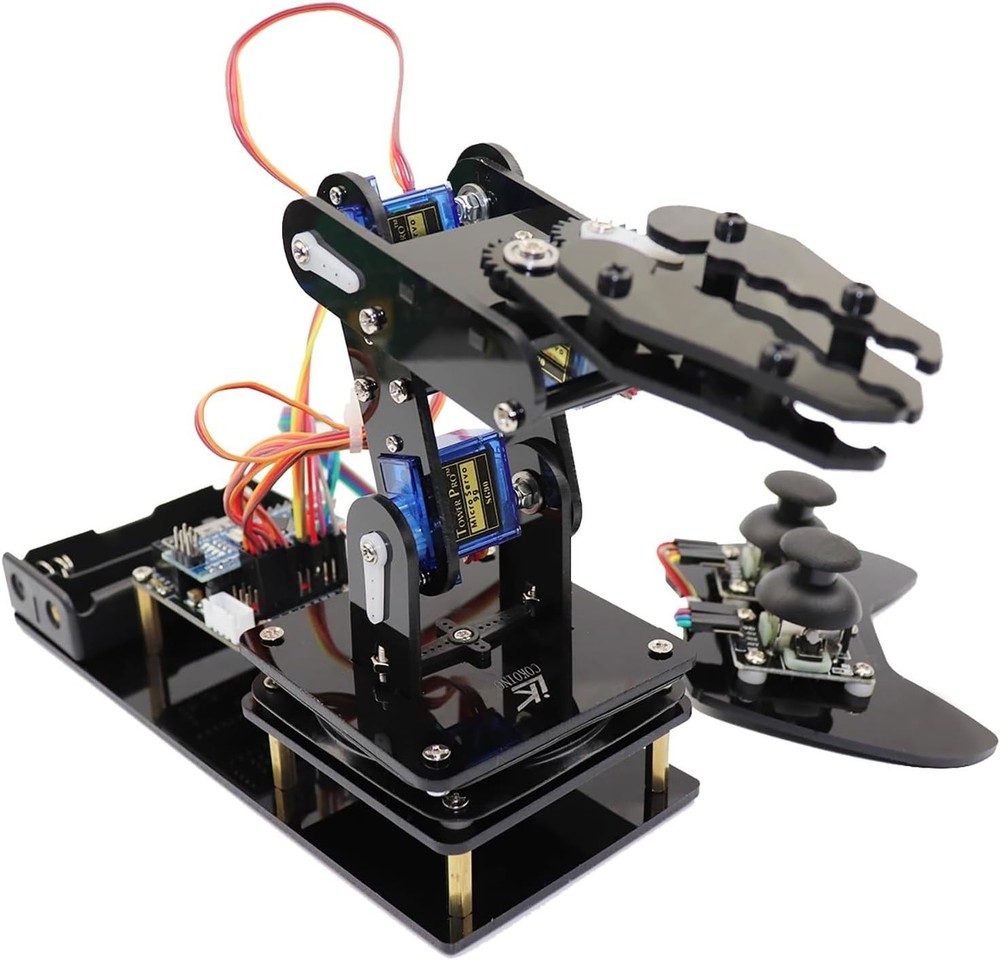 Robotic Arm for Arduino - Step-by-Step Kit for Coding & Electronics Exploration