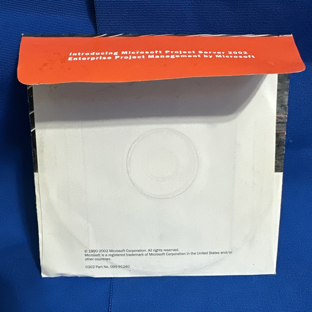 Microsoft Project Server 2002 Multimefia Demo CD