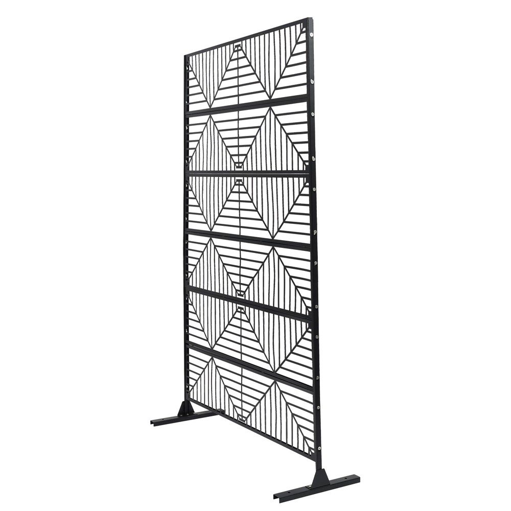 1 Panel Room Divider Screen Room Divider Panel Hollow Out Privacy Metal Screen