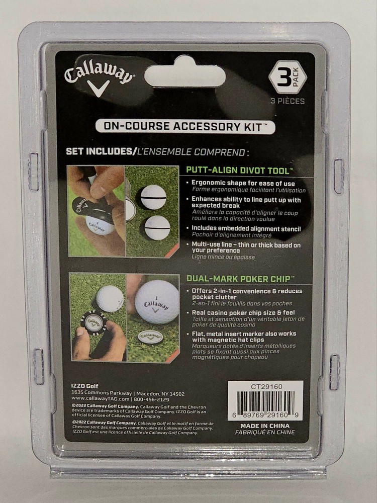 ***Callaway Golf On-Course Accessory Starter Kit (3-piece Set)***