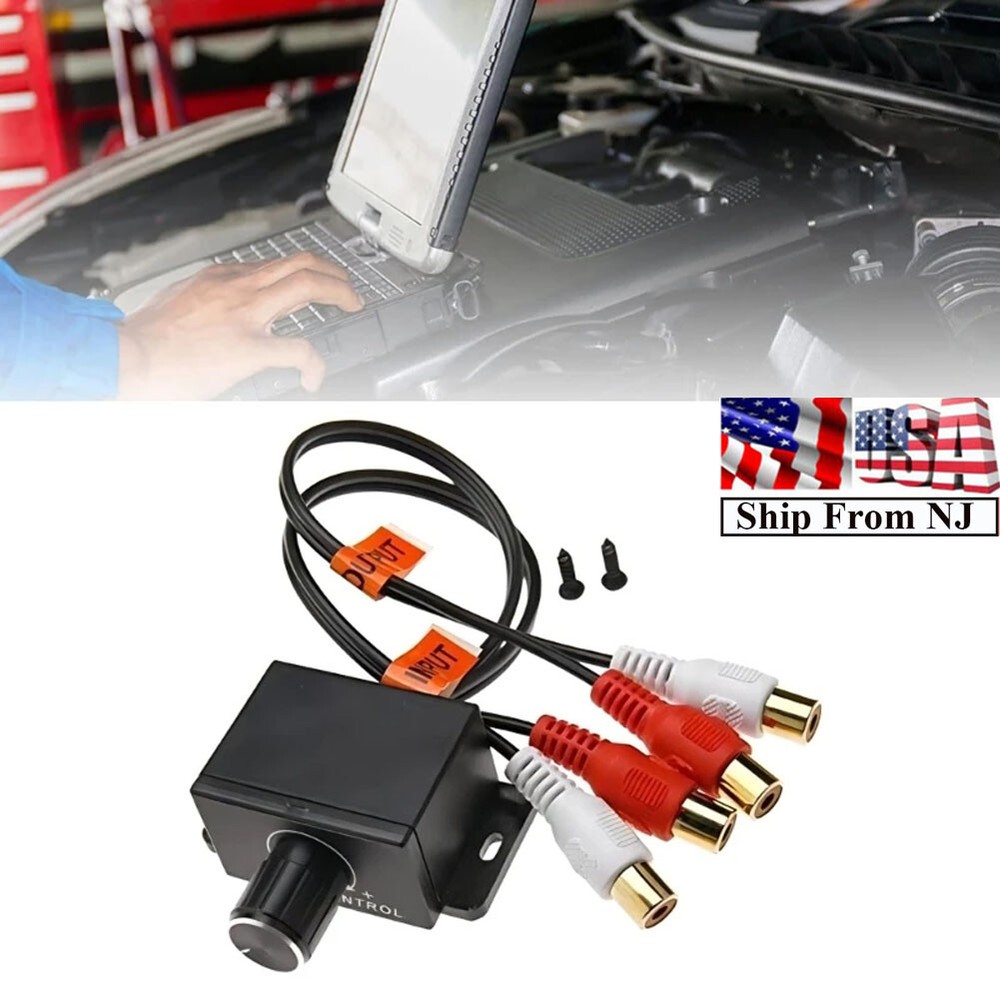 Car RCA Audio Regulator Control Amplifier Level Controller Universal Adjust