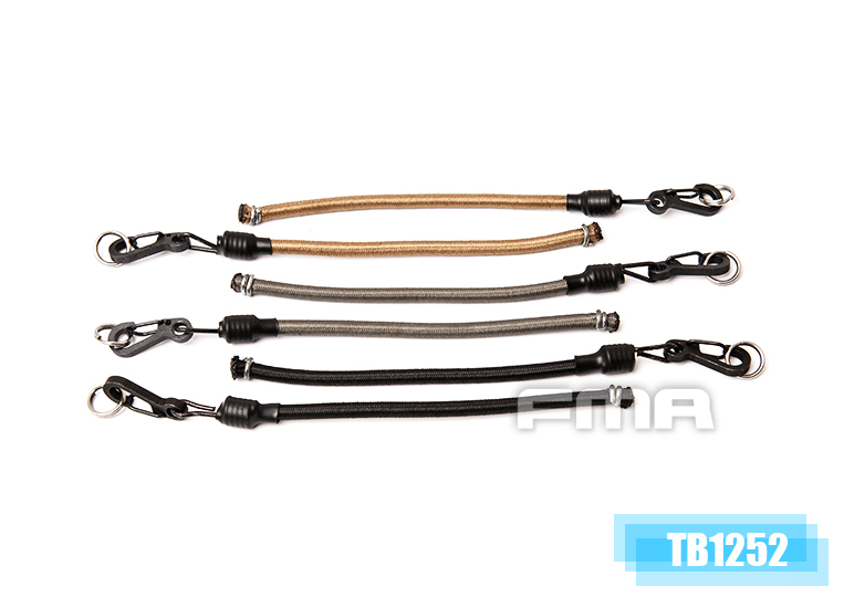 FMA Replacement Bungees Fixed NVG VAS ARC Hook Loop for ACH Helmet