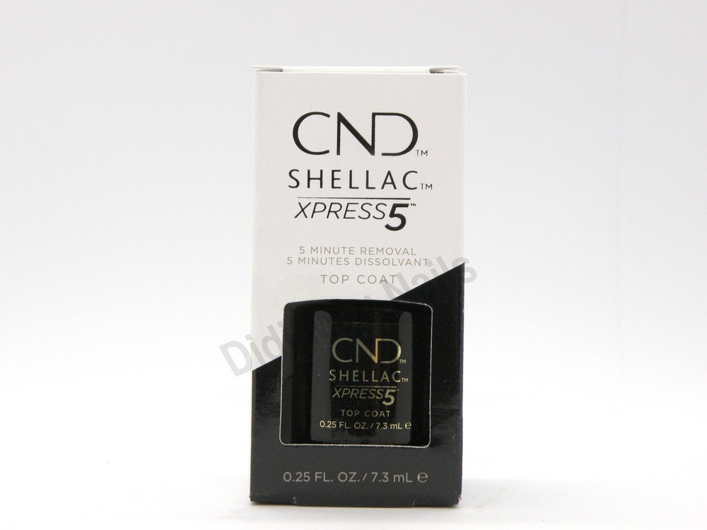 CND Shellac Top Coat Xpress5 7.3 ml / .25 oz