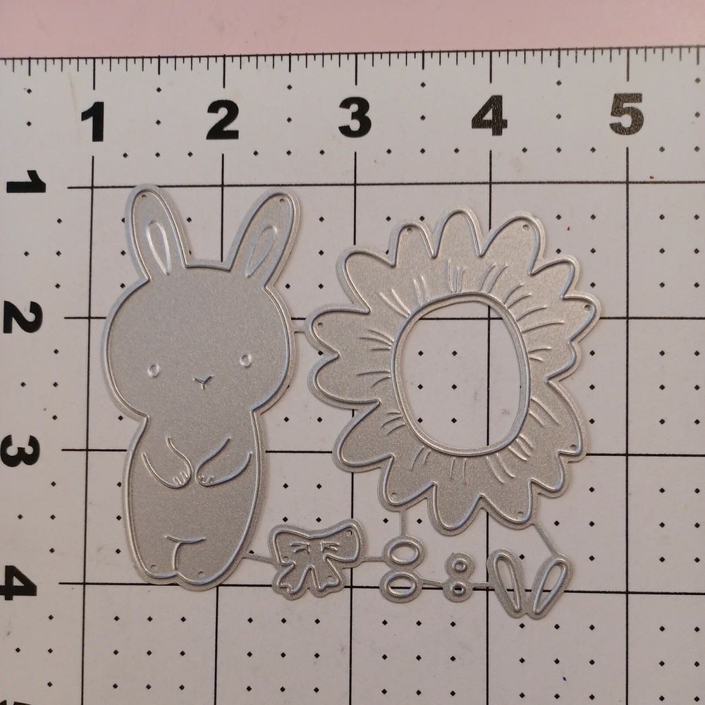 Universal Thin Metal Die Cut Tool Easter Bunny Daisy Sunflower Dandelion Bow