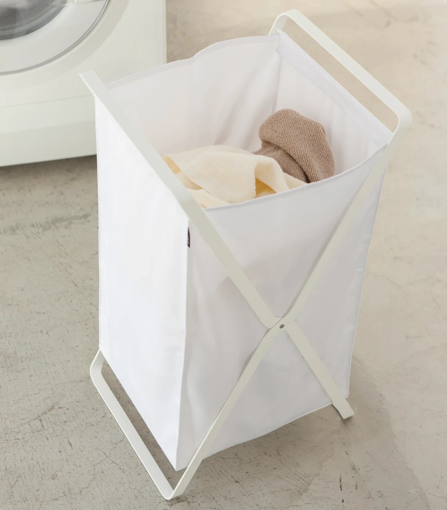 Yamazaki Home TOWER Laundry Hamper - Steel