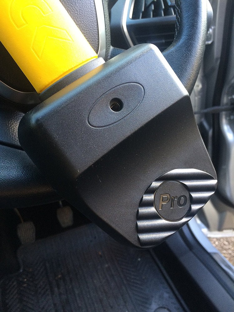 Stoplock Professional Car Van Yellow AntiTheft High Security Steering Wheel Lock