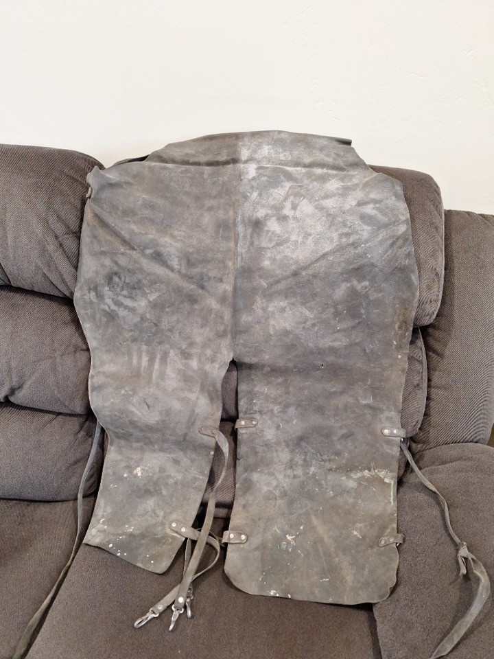 Vintage Leather Blacksmith Chaps