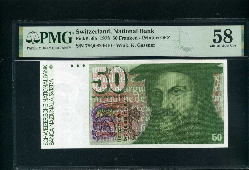 Switzerland 50 franken 1978 - aUnc