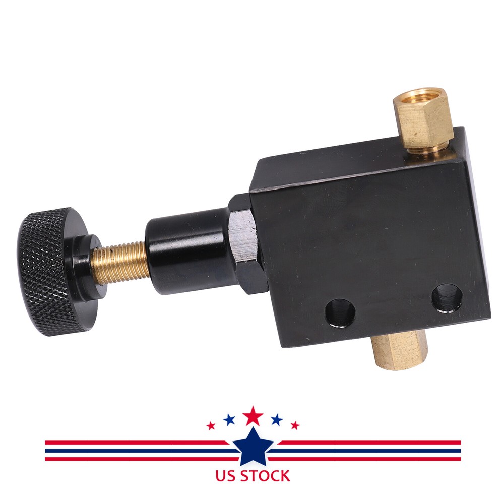 Universal Type Black Aluminum Knob Adjustable Disk Brake Proportioning Valve