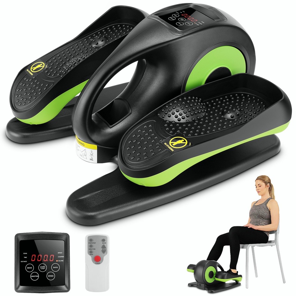 Under Desk Elliptical Machine Compact Elliptical Trainer w/Remote Control Quiet⭐