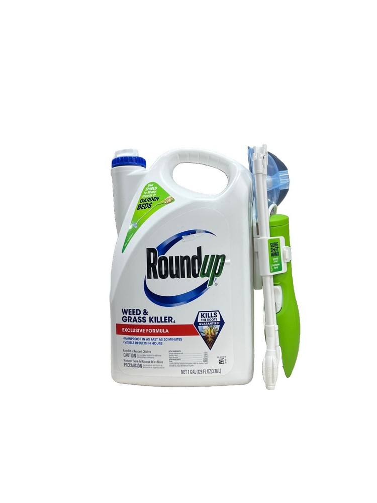 Roundup Weed & Grass Killer, RTU Shot Wand, 1 Gallon