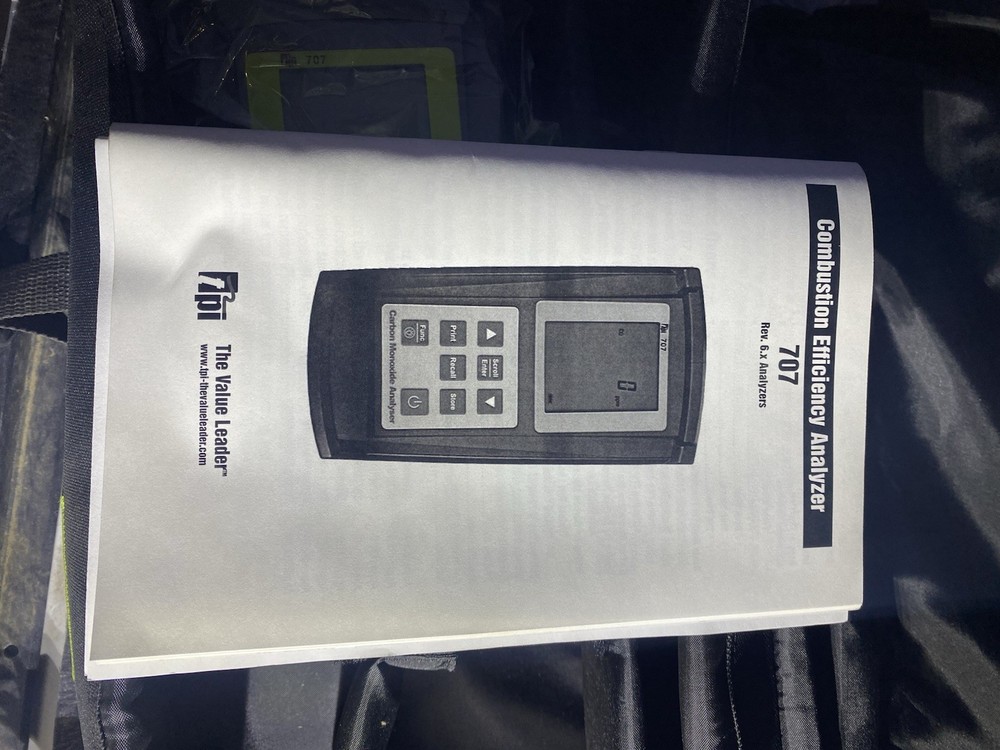 TPI 707 Carbon Monoxide Analyzer