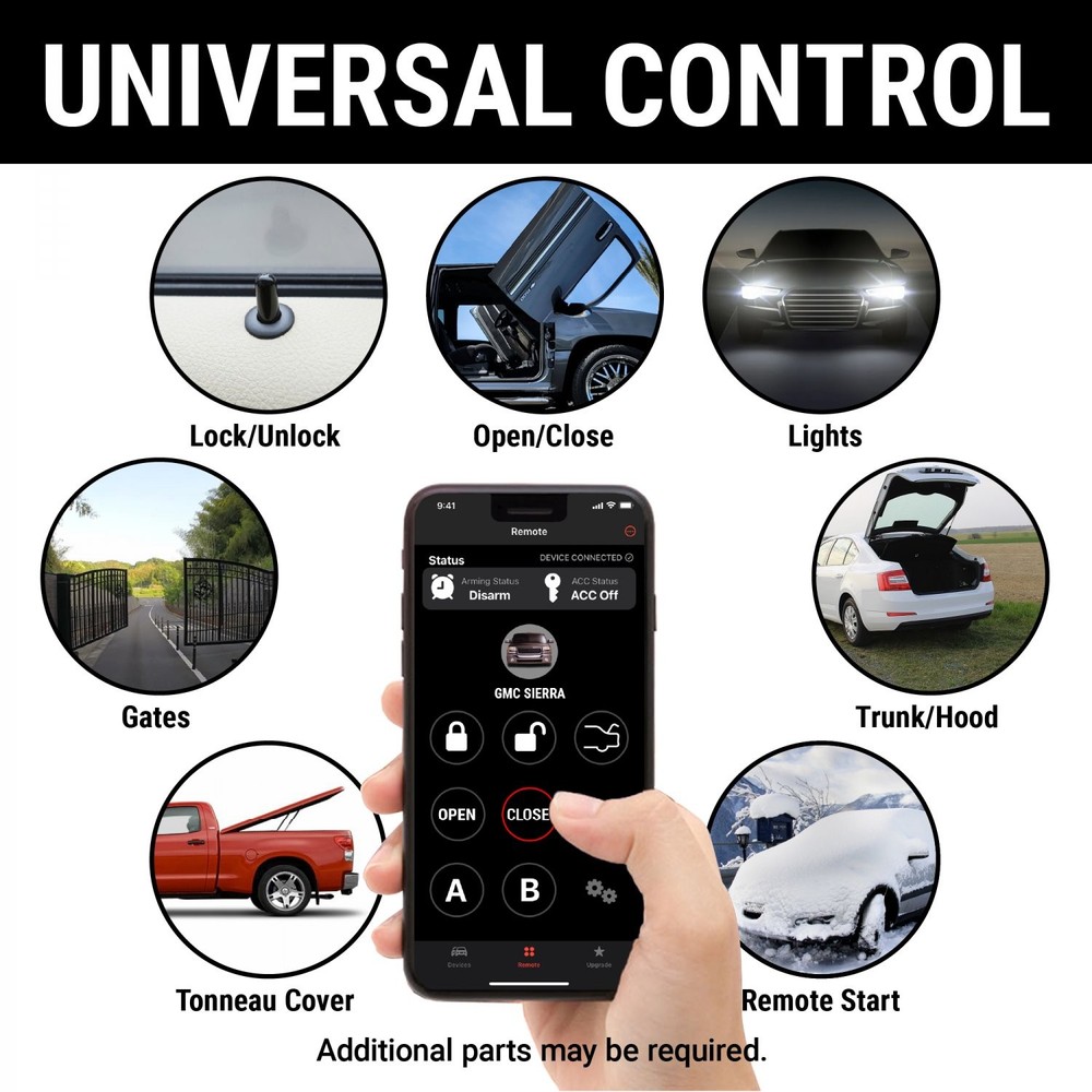 One Touch Engine Start Kit with RFID - Blue Illumination Keep It Clean custom