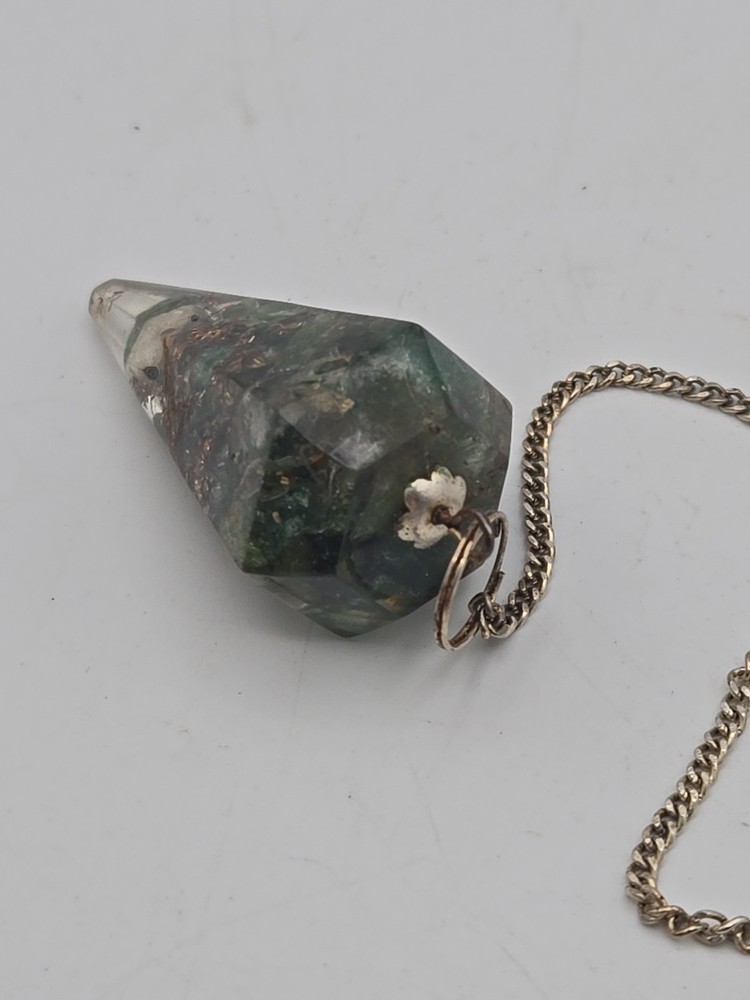 Aventurine Orgonite six sided Pendulum