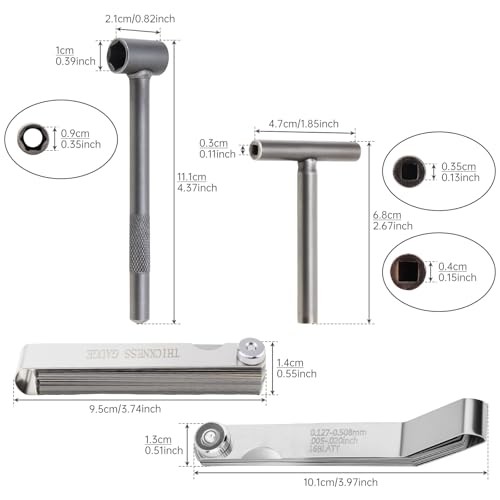 4pcs Motorcycle Engine Valve Adjusting Tool Kit Valve Hexagonal Square Hole