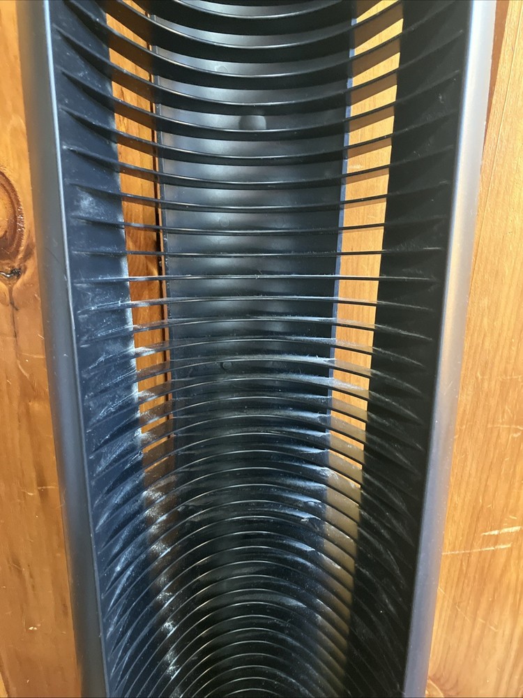 LASERLINE 70 CD Storage Tower Rack 38” Black Y2K