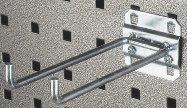 Triton 1/4" Diam, 5-3/4" Long Double Arm Pegboard Hook