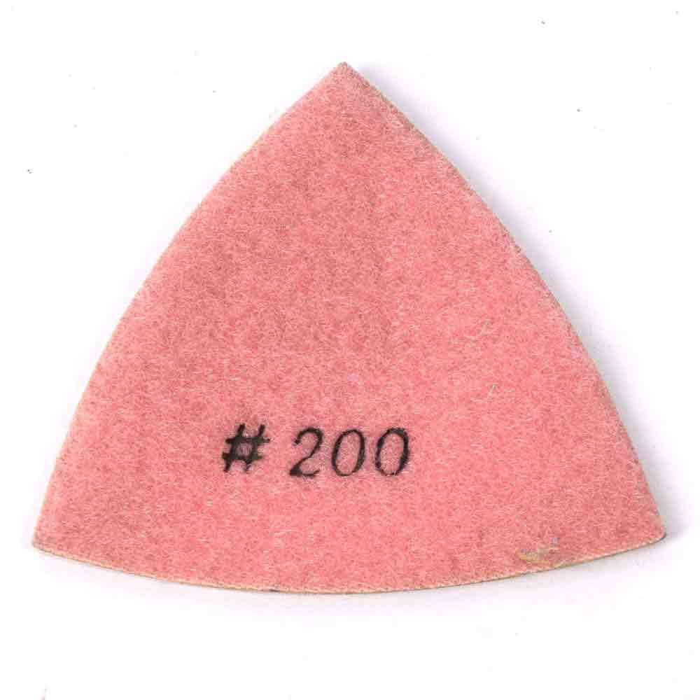 Specialty Diamond Diamond Triangular Dry Pad, 200 Grit - BRTTD200