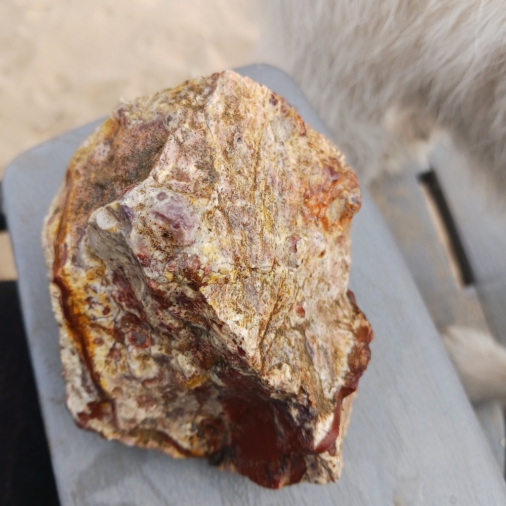 Highly Silicated Lithium Based Tiffany Stone Silicious Purple Agate