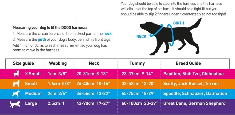 DOOG Step In Harness Toto Medium