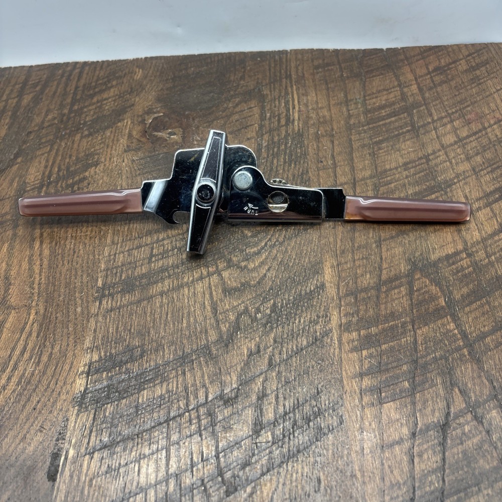 Swing Away Can Opener Transparent Brown Handle