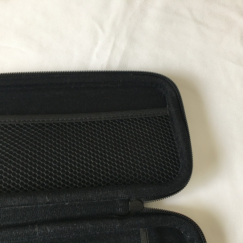 Nintendo Switch Lite Travel Case Hard Shell Black Protective Game Storage Pouch.