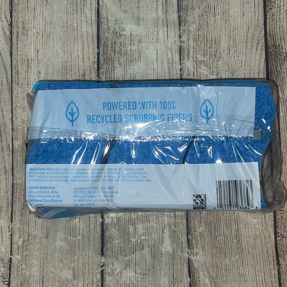 Zero Scratch Nonscratch Scrub Sponges 9 PACK