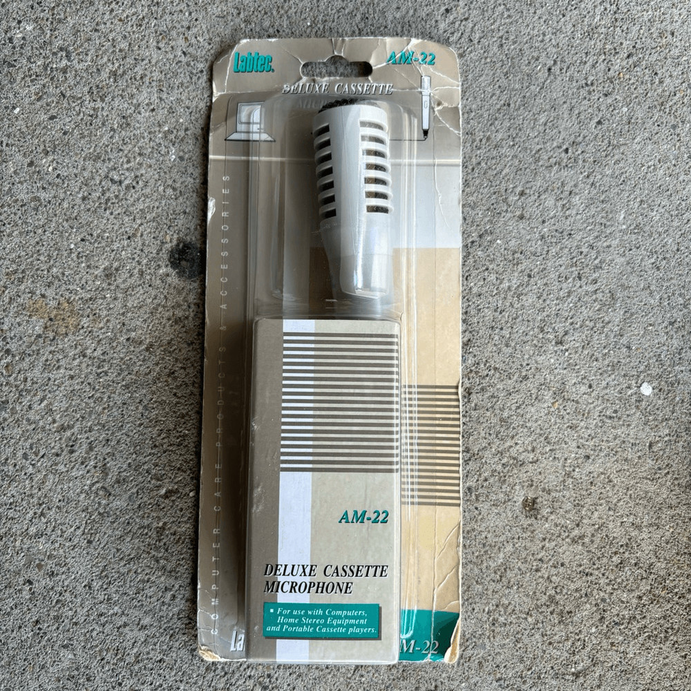 Labtec AM-22 Deluxe Cassette Microphone *New*