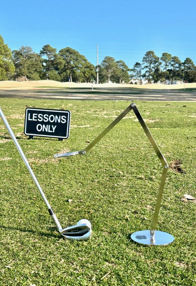 Golf Swing Plane Practice Traning Stabilzer Head Stable Shoulder Turn Circle