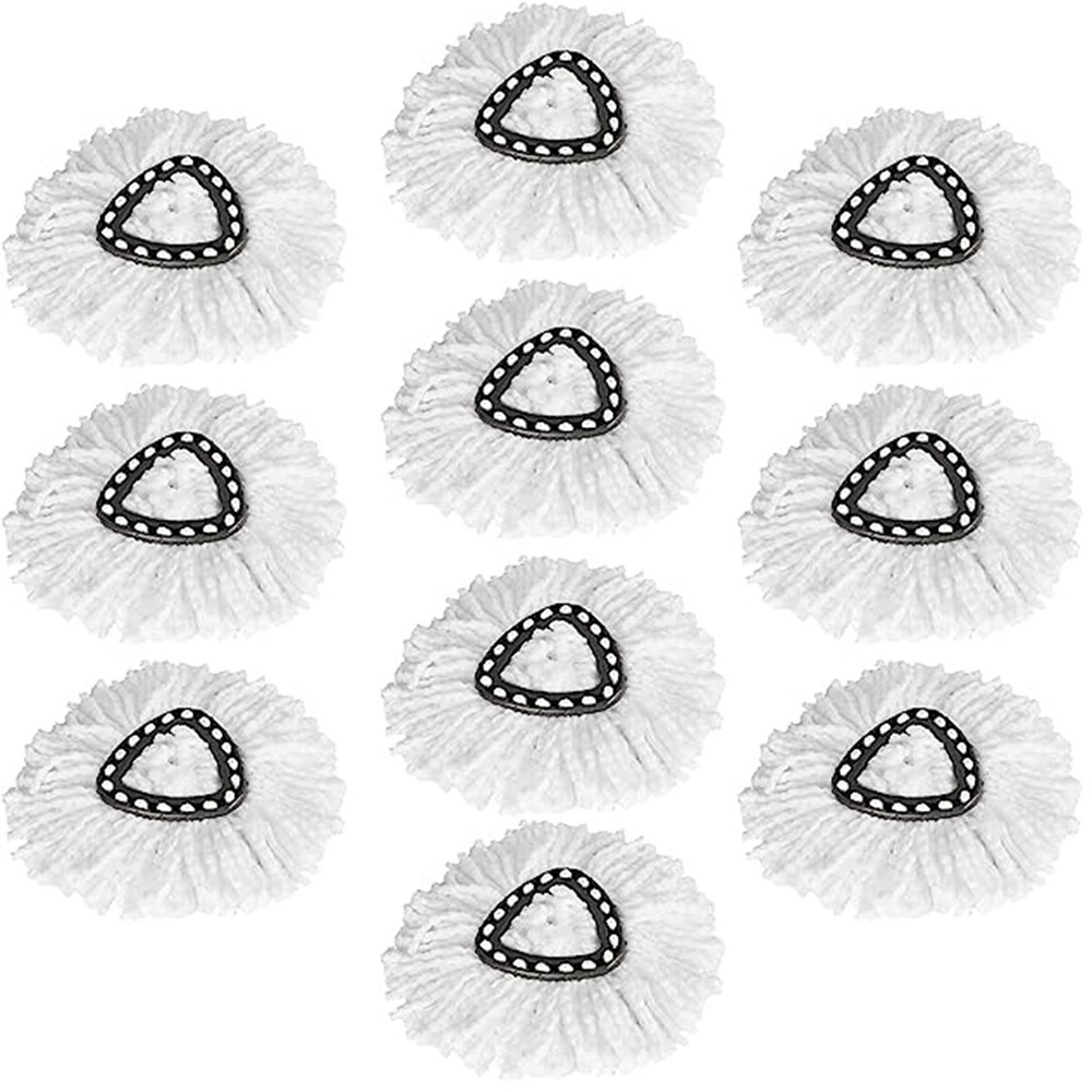 10 pcs Spin Mop Head Replacement Mop Replace Head Compatible with O Cedar