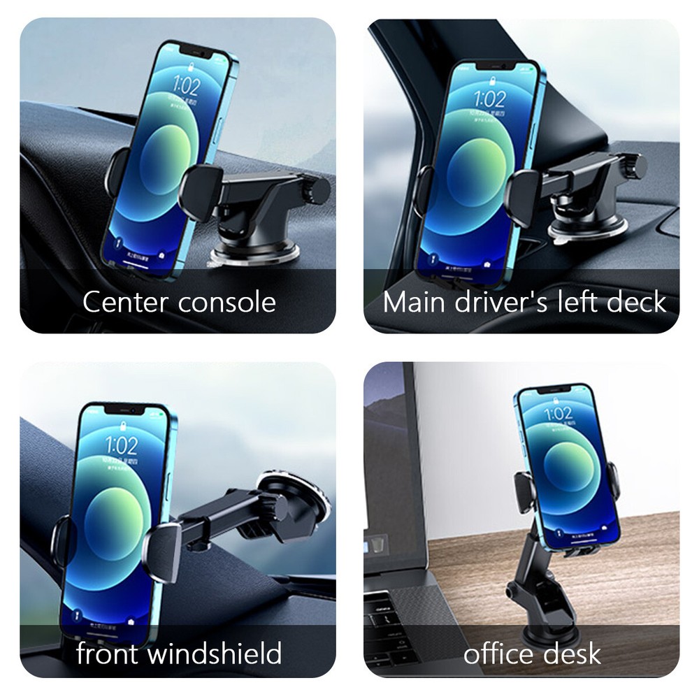 Universal Car Phone Holder Dashboard Windshield Car Mount For Mobile GPS
