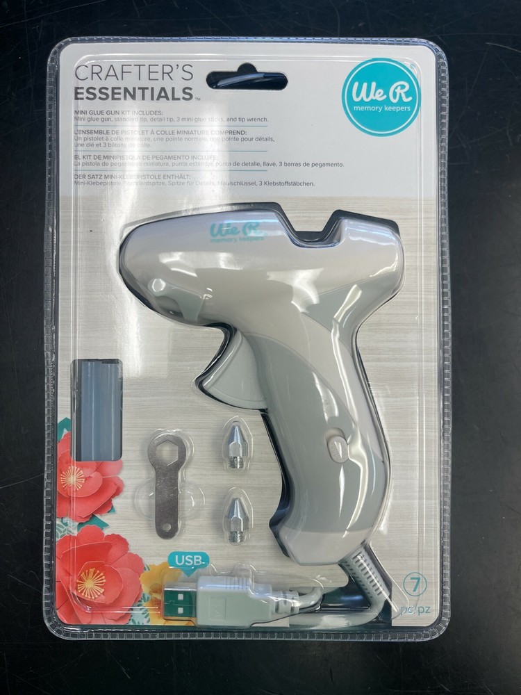 We R Memory Keepers USB Power Tools Compact Mini Glue Gun