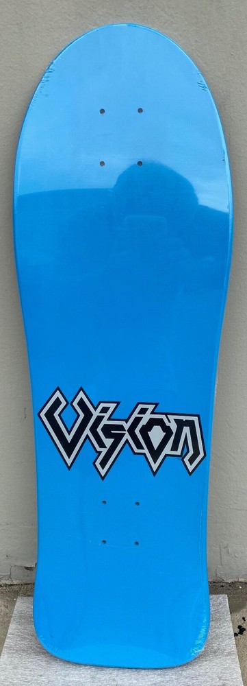 Vision Tom Groholski Robot Blue dip Pro Model Shaped Skateboard Deck-New