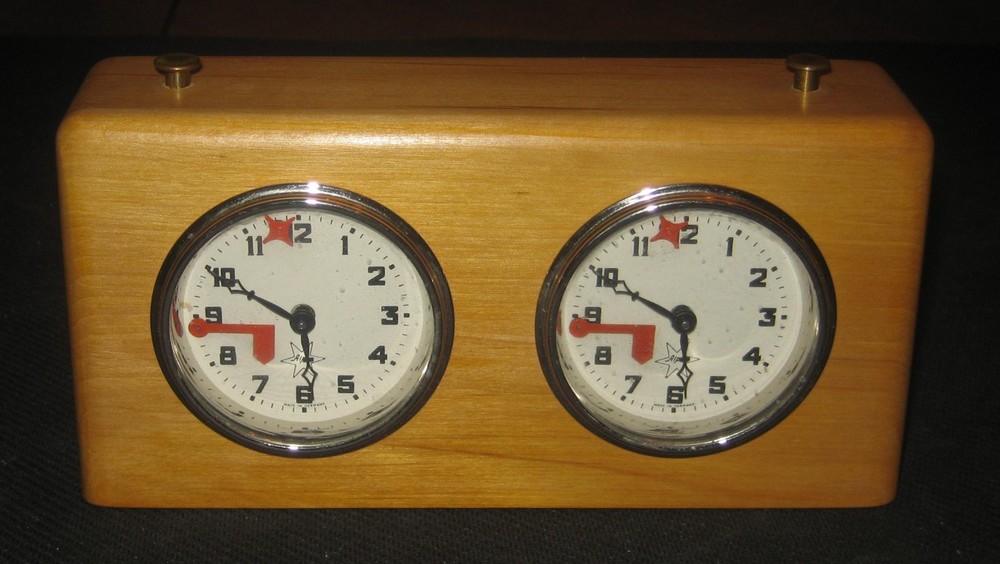 Pristine 1950s Alpha German Chess Clock Timer Model # 507 with Original Box
