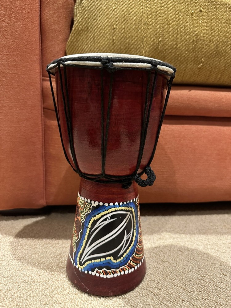 Djembe Drum African Hand Painted Drum Percussion Instrument