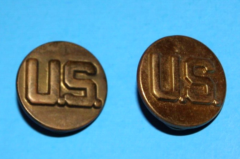 Lot 2 WWII US Army Lapel Pins