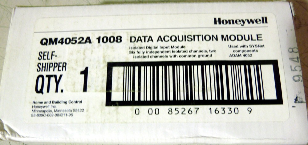 HONEYWELL QM4052A1008 DATA ACQUISITION MODULE