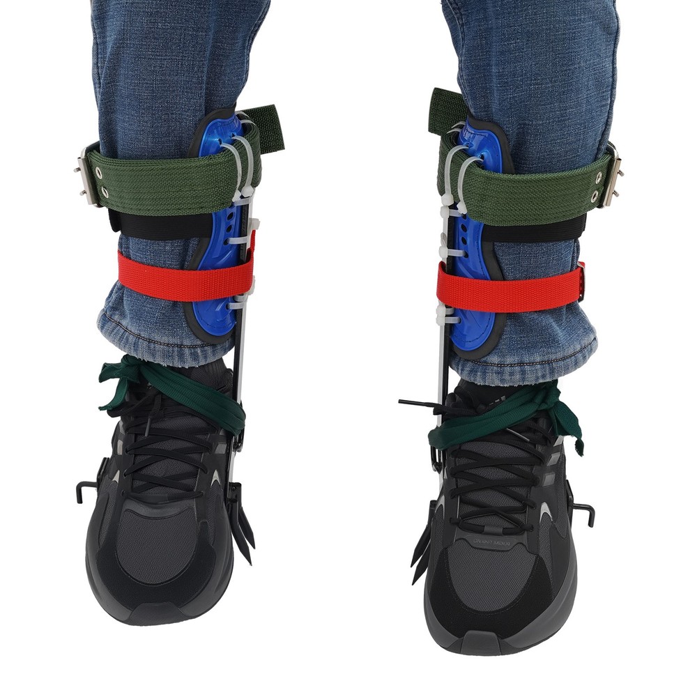 2 Gears Tree Climbing Spikes Cutting Tree Safety Harness Belt Super Loading