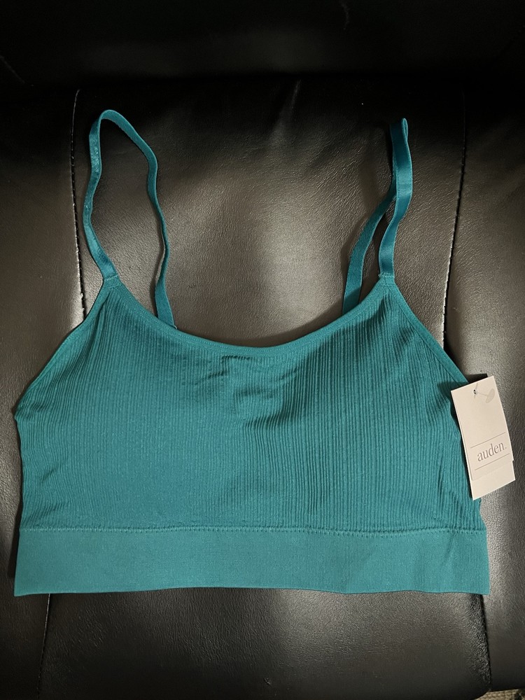 Auden Women’s Blue Lightly Lined Brallete Size Medium New