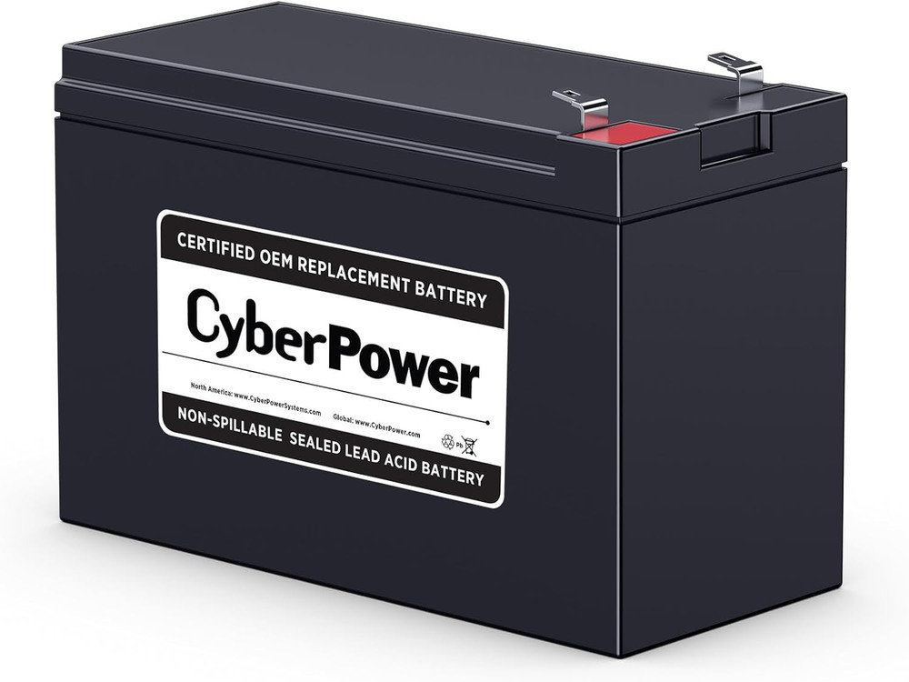 RB1280 UPS Replacement Battery Cartridge, Maintenance-Free, User Installable, 12