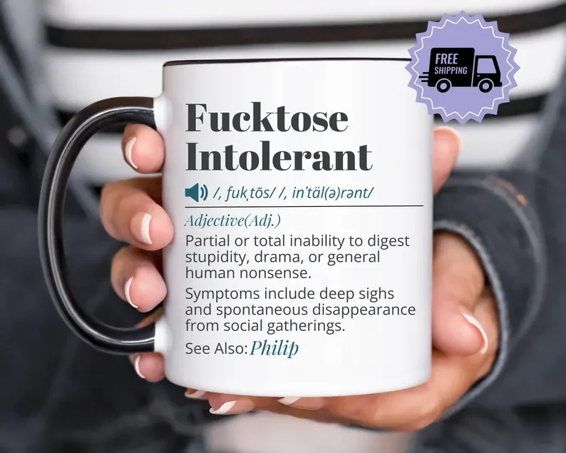 Funny Offensive Mug Lactose Intolerant Coffee Cup Gift