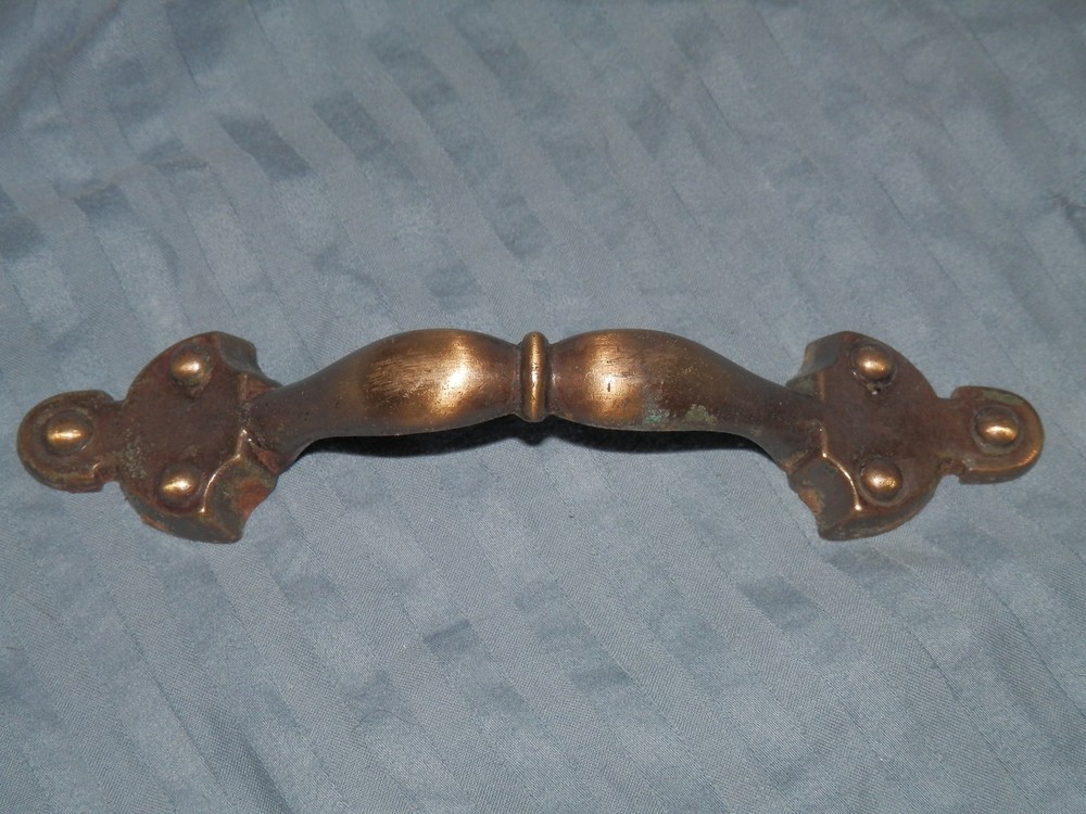 vintage National Lock 1093 Drawer Pull handles knobs Cabinet Door brass?