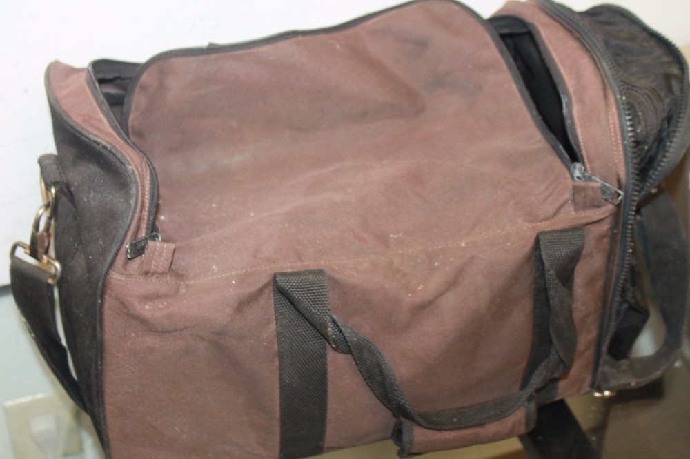 Ebonite Transport 2 Ball Bowling Bag Brown