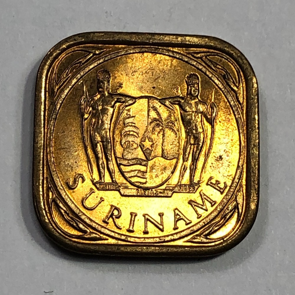 1962 Suriname Five Cent Foreign Coin #2264