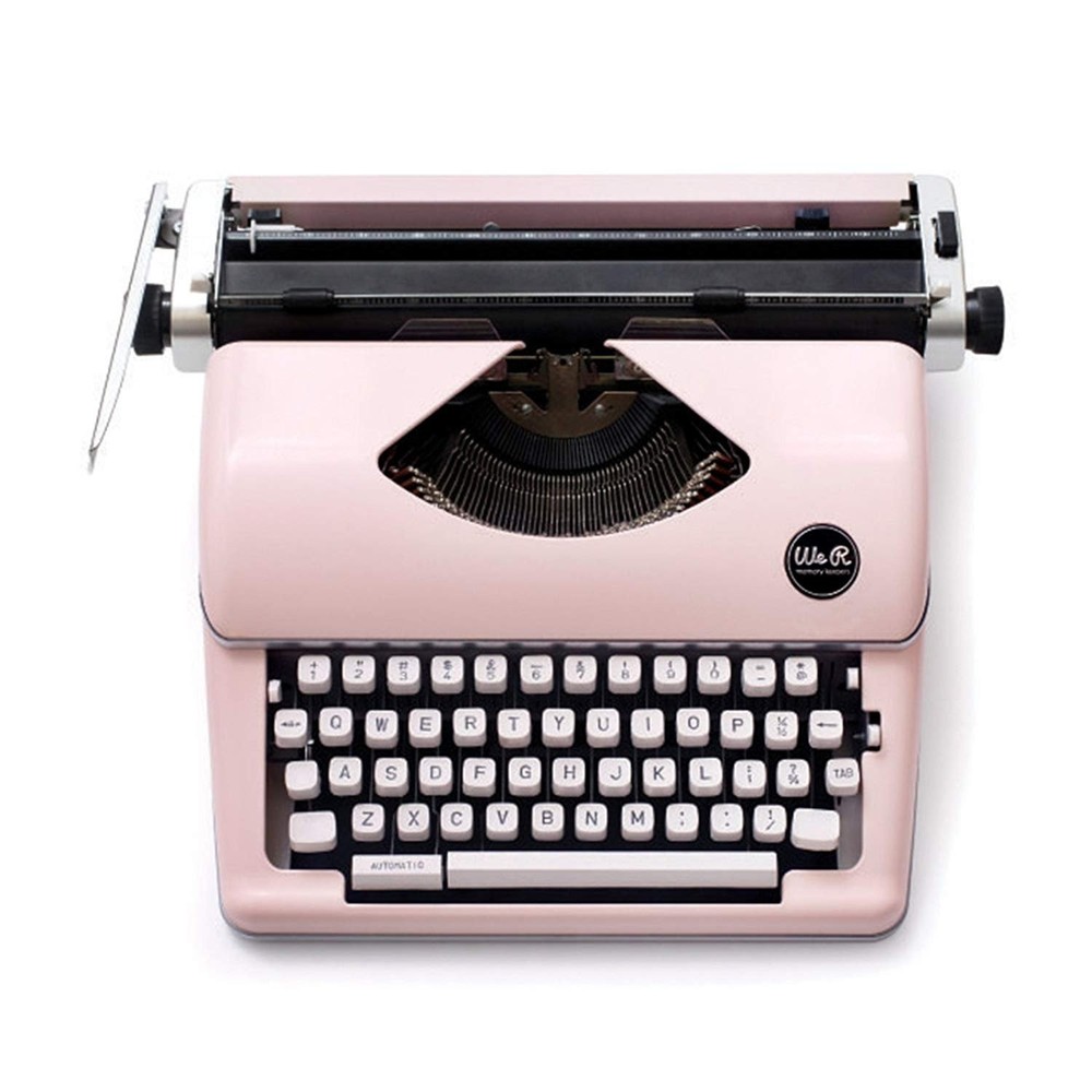We R Memory Keepers Pink Typecast Retro Manual Typewriter Ships FAST & SAFE