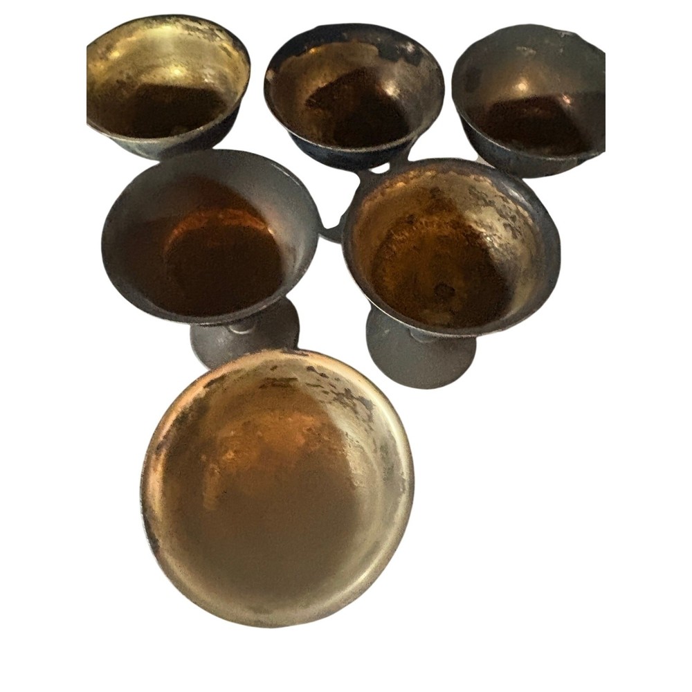 Vintage set of 6 Sheridan EPS silver plated goblets
